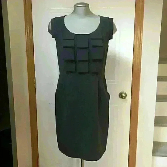 Laundry Shelli Segal Dress Knee  Length Gray - Picture 9 of 10